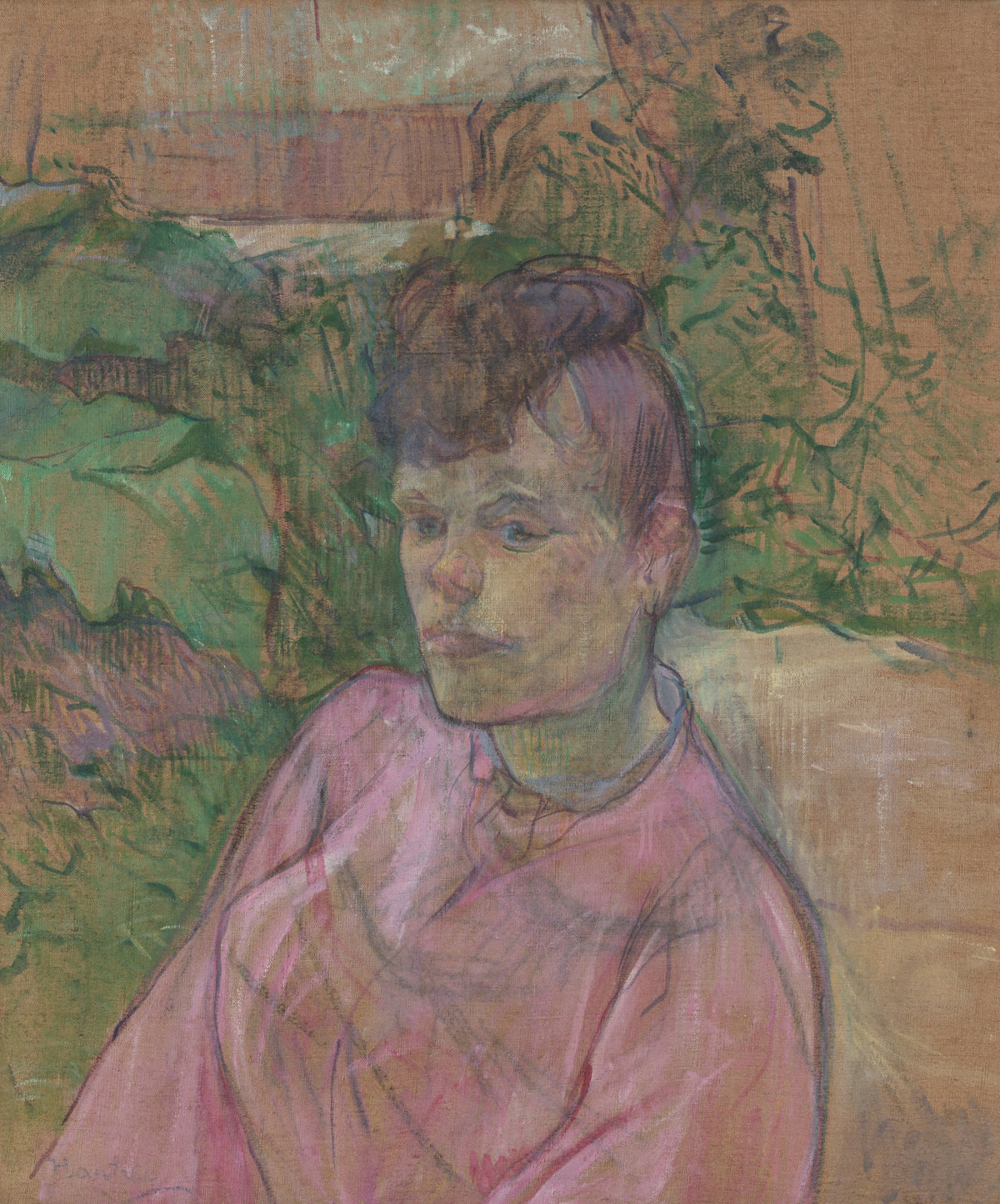 Henri de Toulouse-Lautrec — Woman in the Garden of Monsieur Forest | Fine Art Print