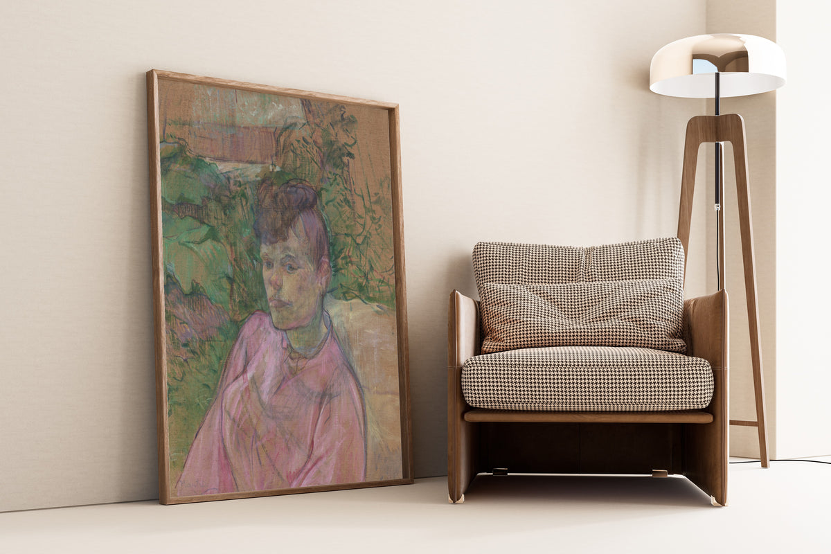 Henri de Toulouse-Lautrec — Woman in the Garden of Monsieur Forest | Fine Art Print