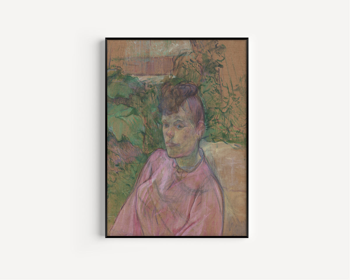 Henri de Toulouse-Lautrec — Woman in the Garden of Monsieur Forest | Fine Art Print