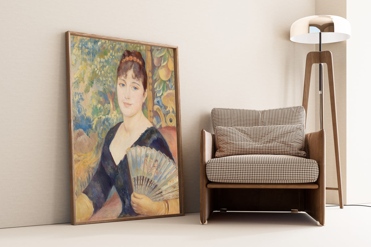 Pierre-Auguste Renoir — Woman with Fan | Fine Art Print