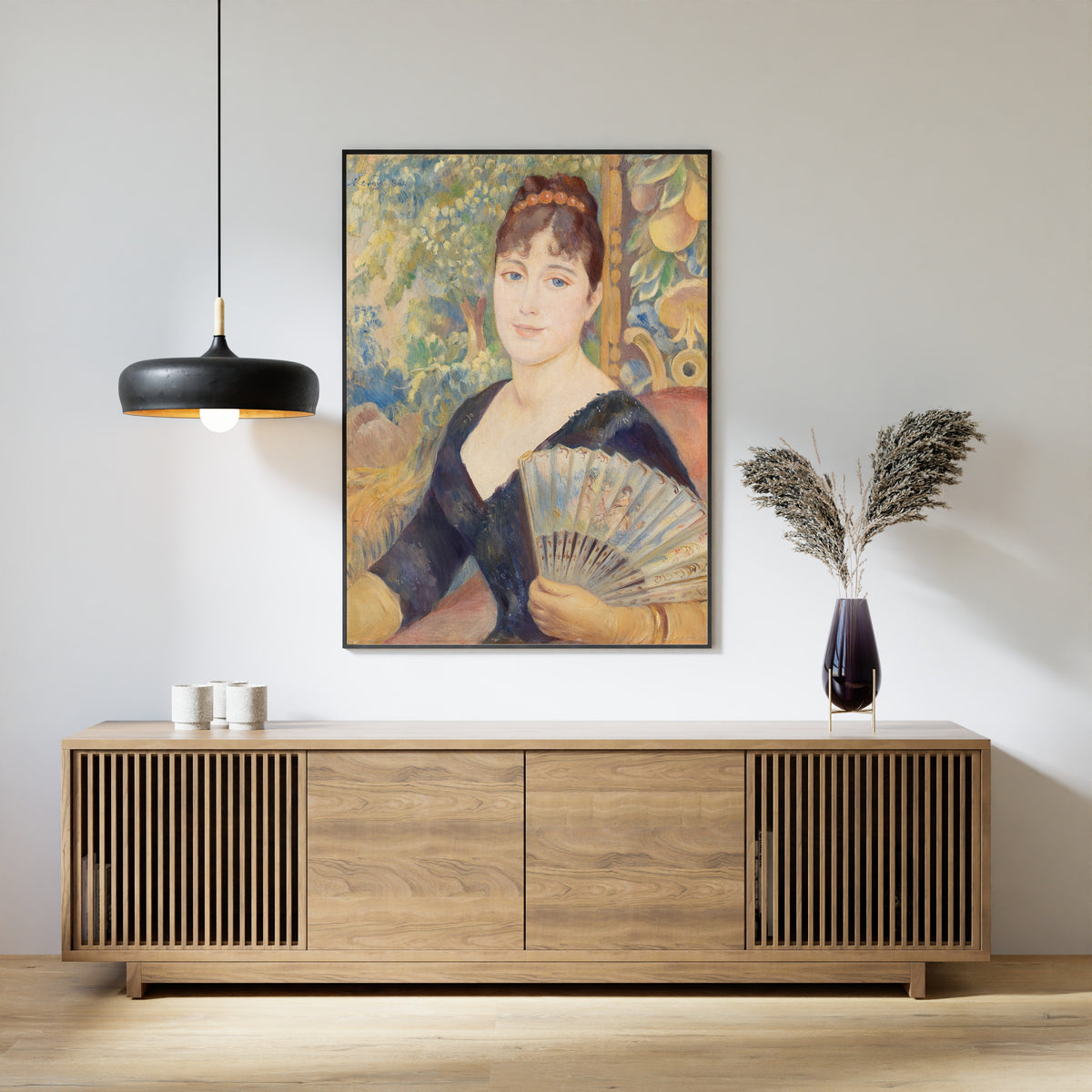 Pierre-Auguste Renoir — Woman with Fan | Fine Art Print
