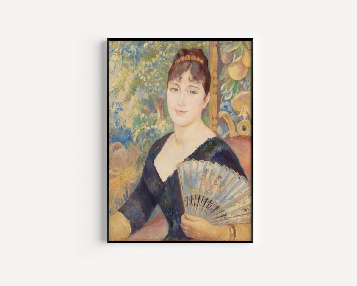 Pierre-Auguste Renoir — Woman with Fan | Fine Art Print