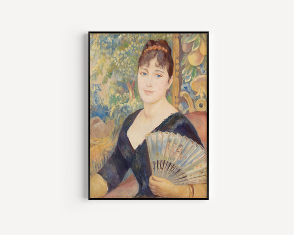 Pierre-Auguste Renoir — Woman with Fan | Fine Art Print