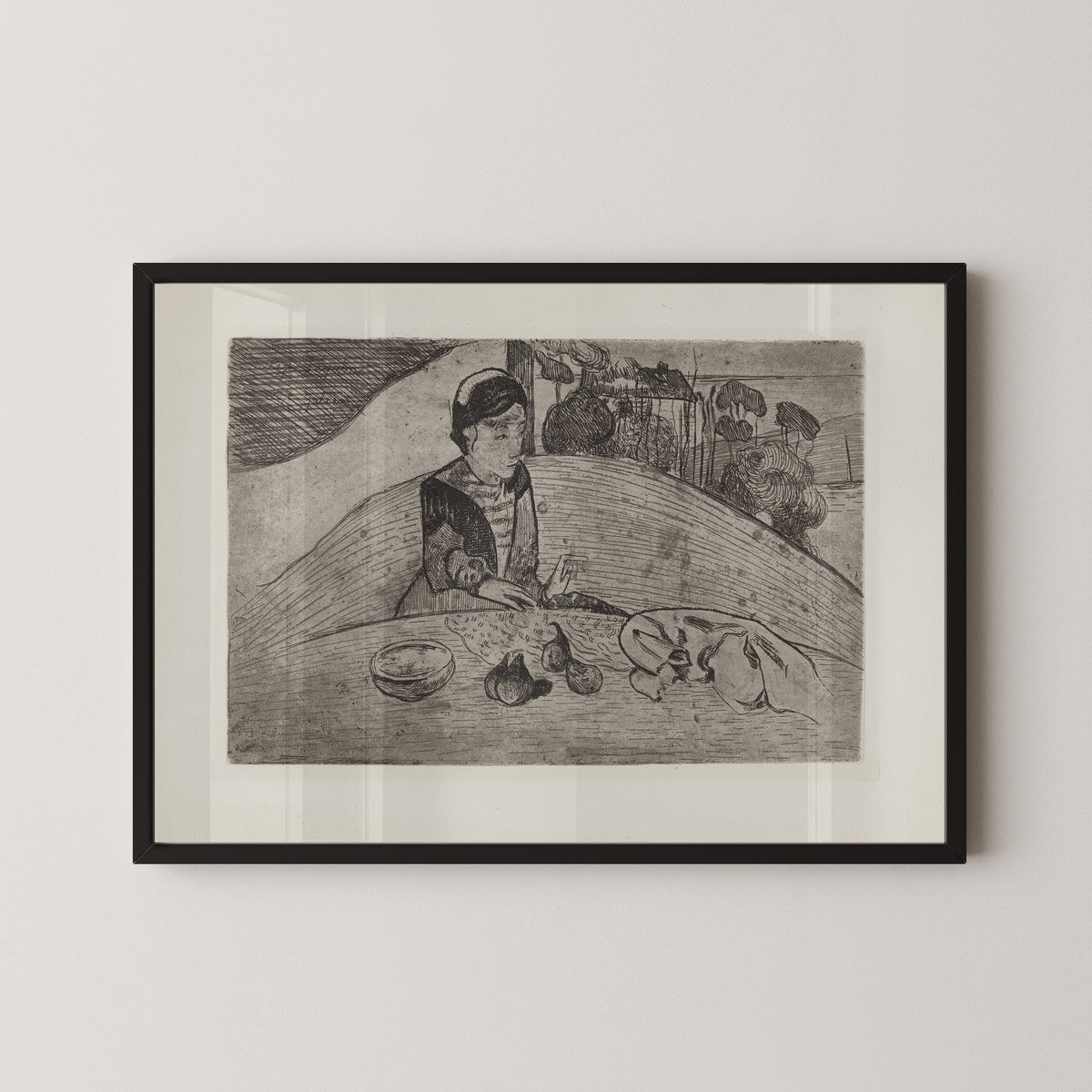 Paul Gauguin — Woman with Figs | Etching Print