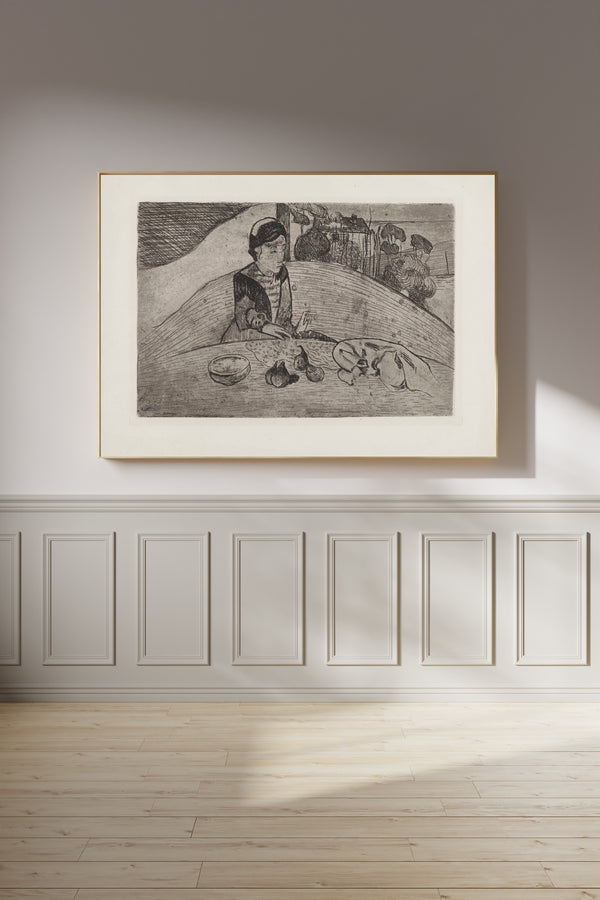 Paul Gauguin — Woman with Figs | Etching Print