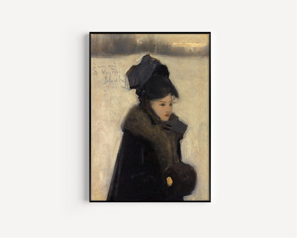 John Singer Sargent — Woman with Furs | Fine Art Print