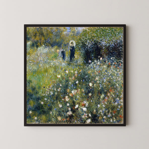 Pierre-Auguste Renoir — Woman with a Parasol in a Garden | Fine Art Print