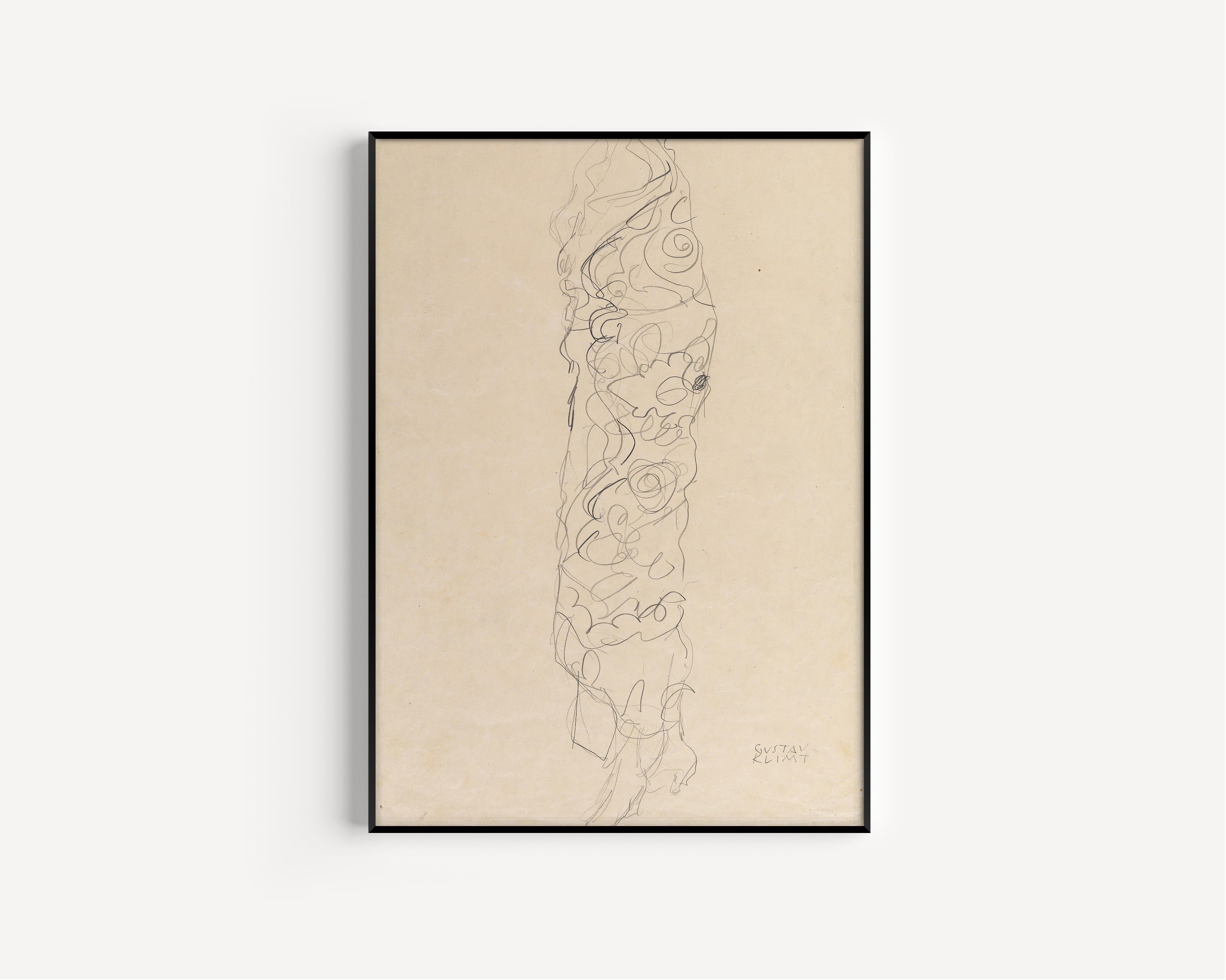 Gustav Klimt — Woman in Kimono | Fine Art Print
