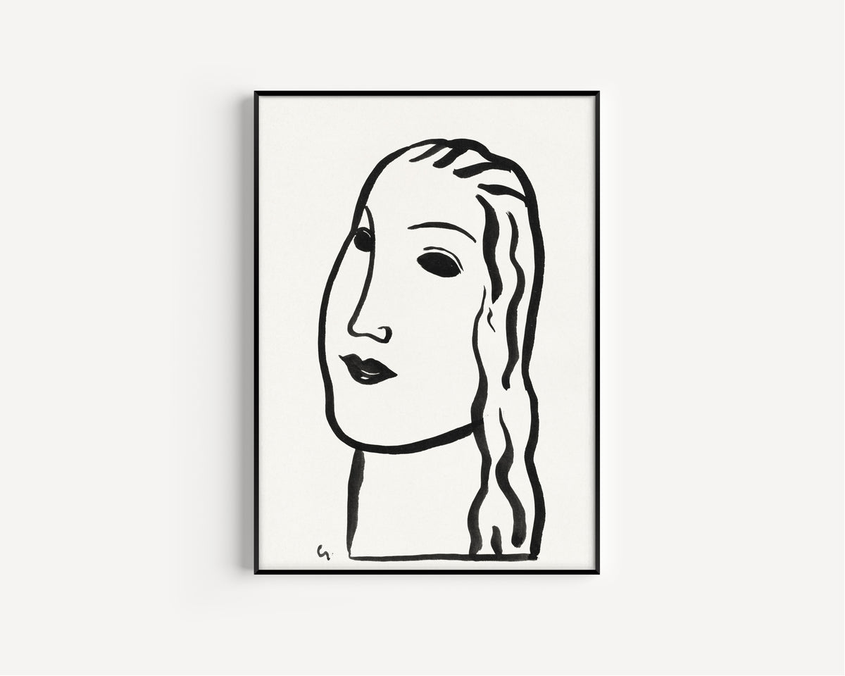 Leo Gestel — Woman's Head | Fine Art Print