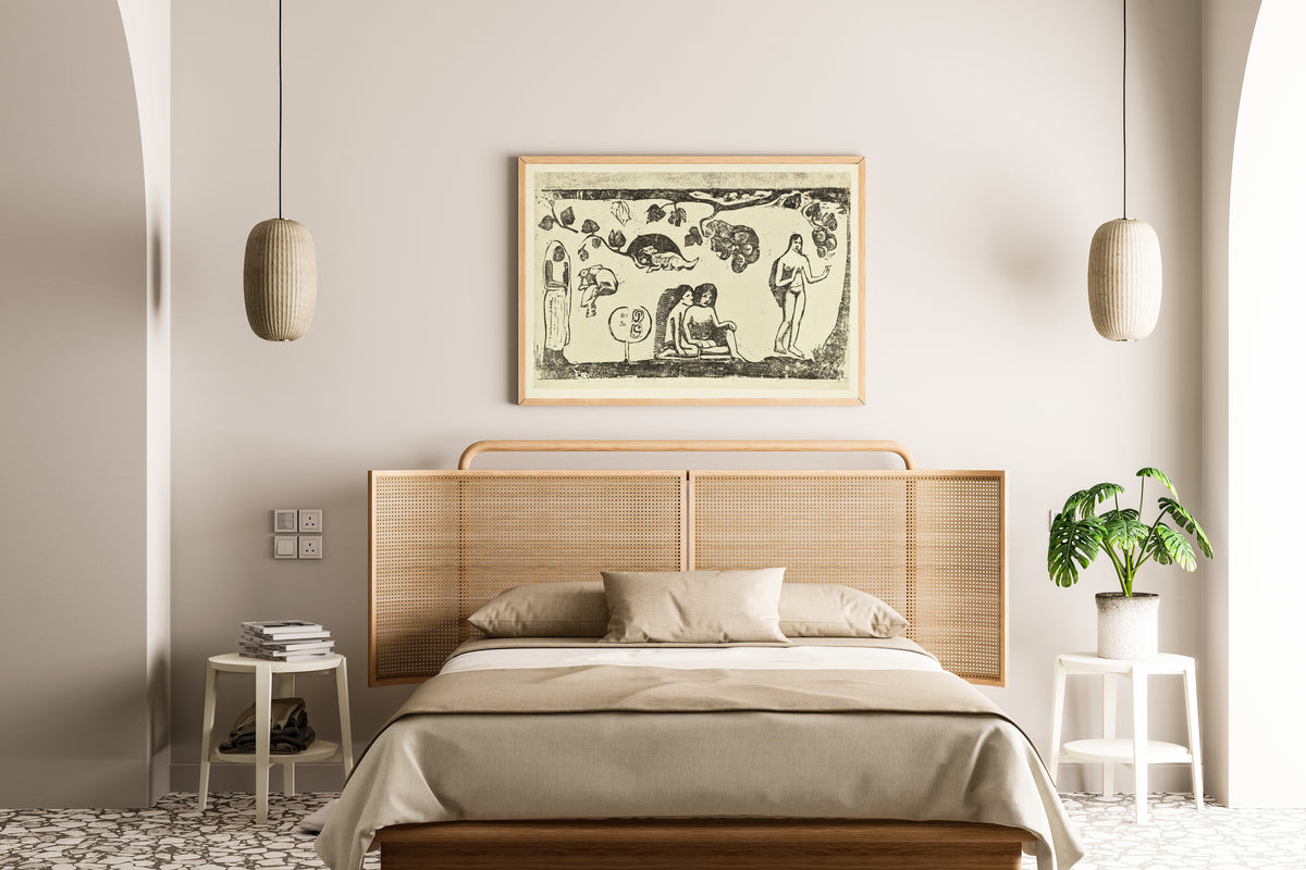 Paul Gauguin — Women, Animals and Foliage | Woodcut Print