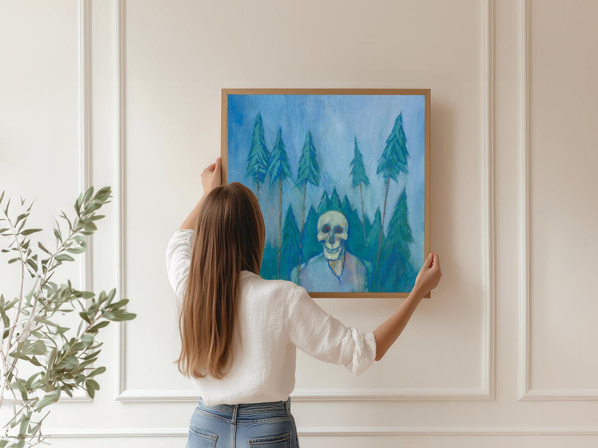 Karl Wiener — Wozu ängstigen (Why Be Afraid) | Surreal Art Print
