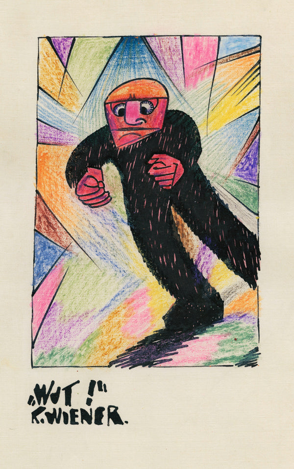 Karl Wiener — Wut! (Rage!) | Expressionist Art Print