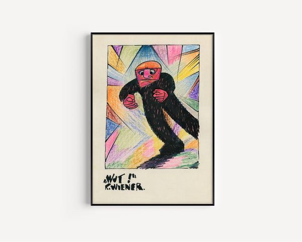Karl Wiener — Wut! (Rage!) | Expressionist Art Print