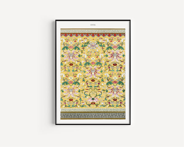 Owen Jones — Examples of Chinese Ornament, Plate 82 | Ornament Plate Print