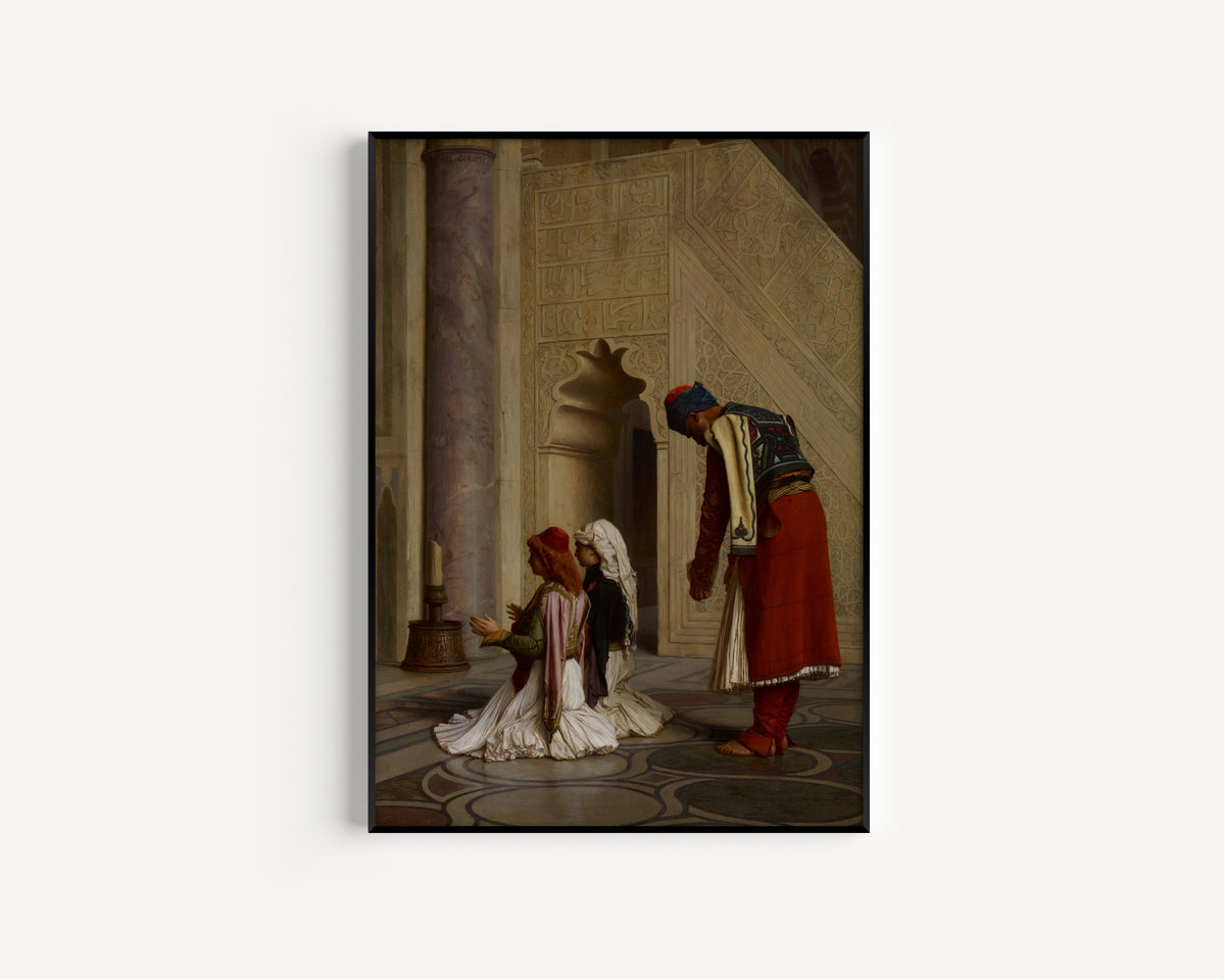 Jean-Léon Gérôme — Young Greeks in the Mosque | Fine Art Print