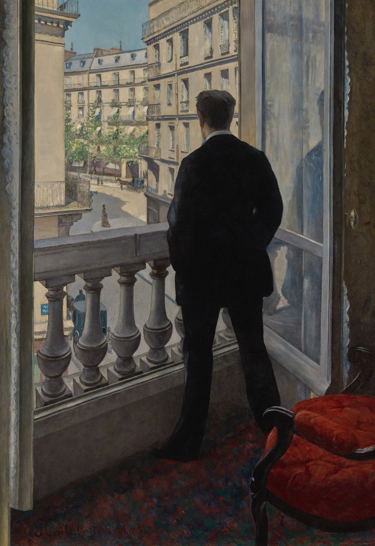 Gustave Caillebotte — Young Man at His Window | Fine Art Print