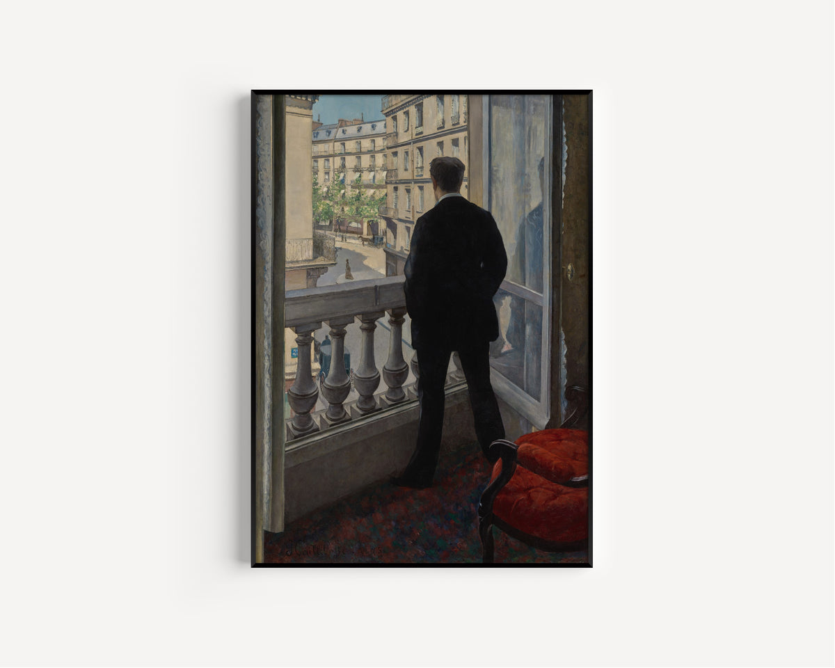 Gustave Caillebotte — Young Man at His Window | Fine Art Print