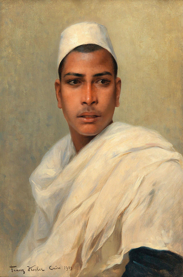 Franz Xaver Kosler — Young Man in a White Cap | Fine Art Print