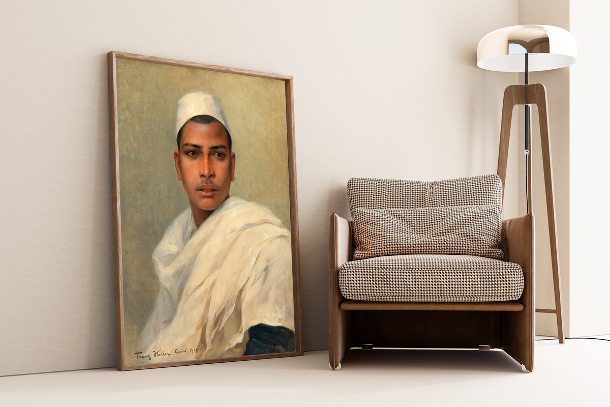 Franz Xaver Kosler — Young Man in a White Cap | Fine Art Print