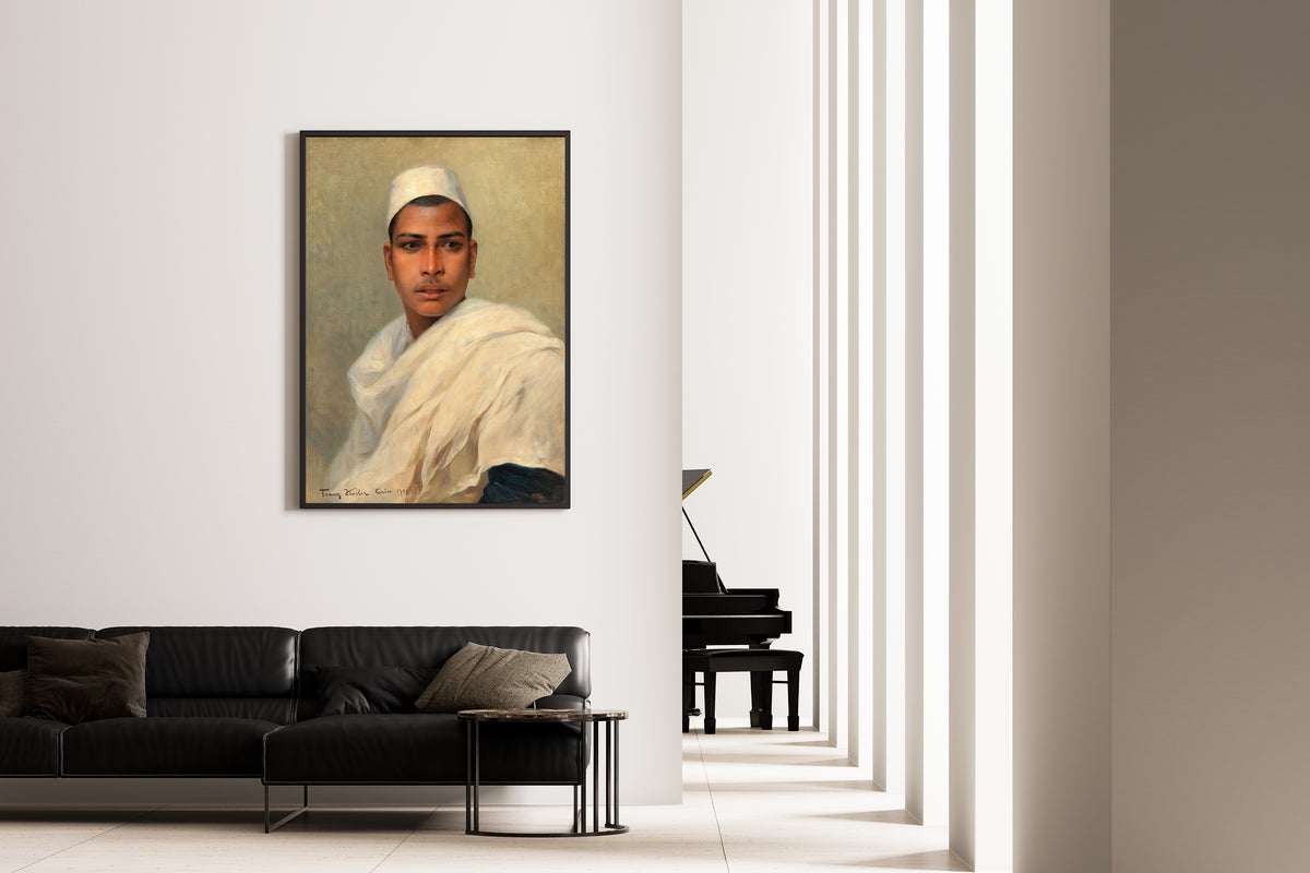 Franz Xaver Kosler — Young Man in a White Cap | Fine Art Print