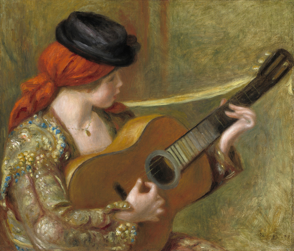 Pierre-Auguste Renoir — Young Spanish Woman with a Guitar | Fine Art Print