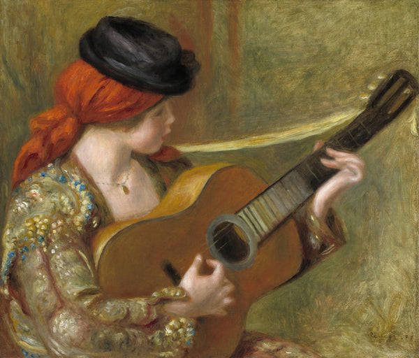 Pierre-Auguste Renoir — Young Spanish Woman with a Guitar | Fine Art Print