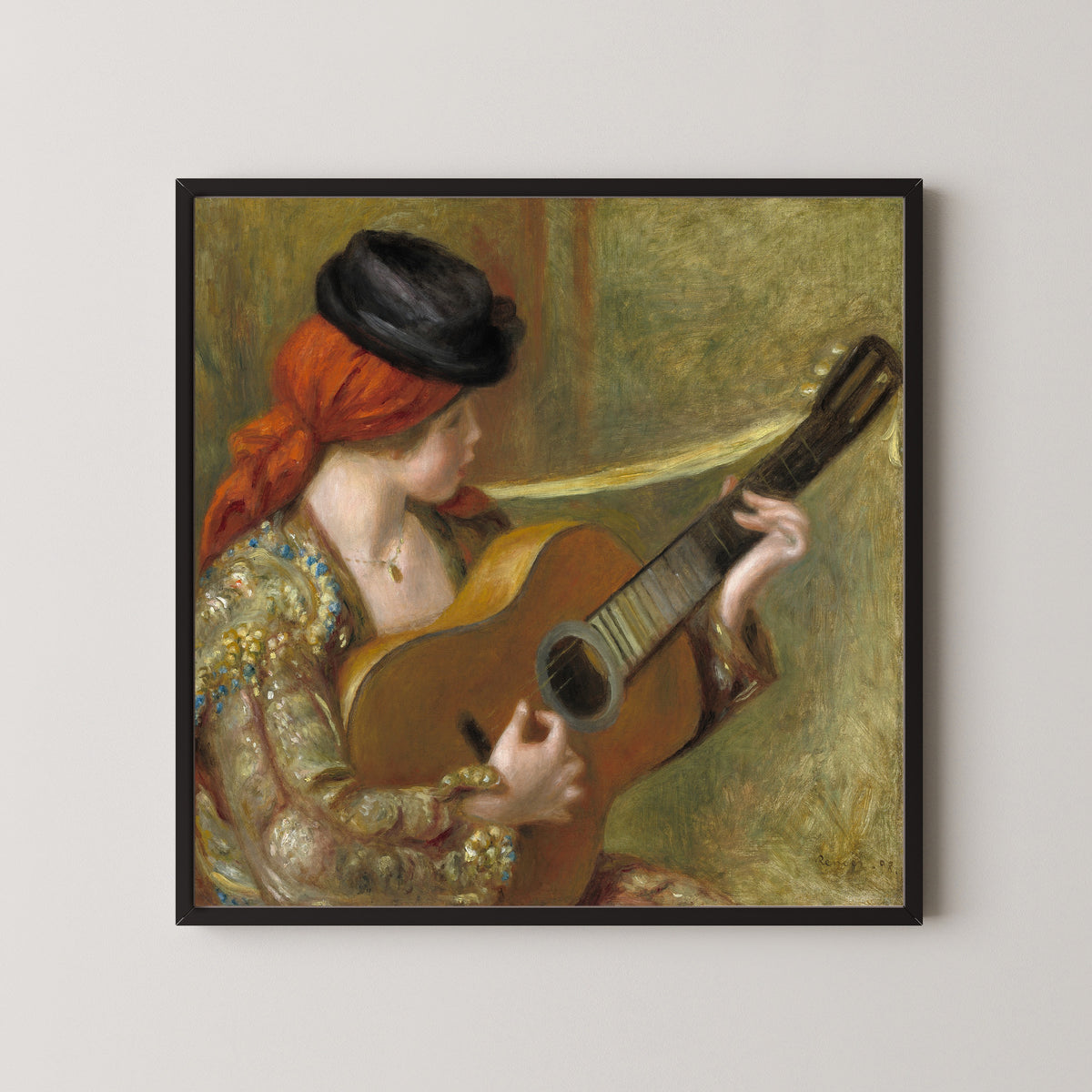 Pierre-Auguste Renoir — Young Spanish Woman with a Guitar | Fine Art Print