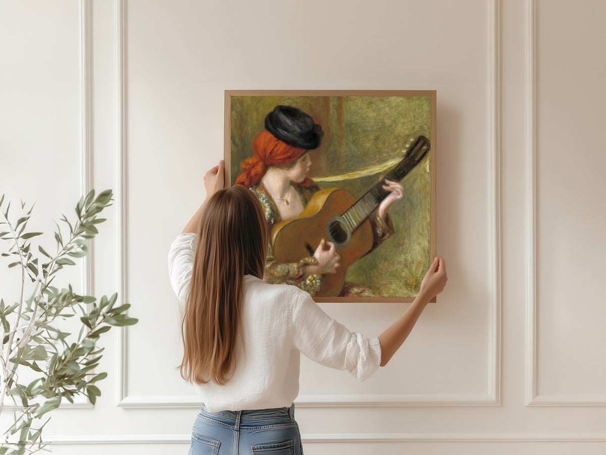 Pierre-Auguste Renoir — Young Spanish Woman with a Guitar | Fine Art Print