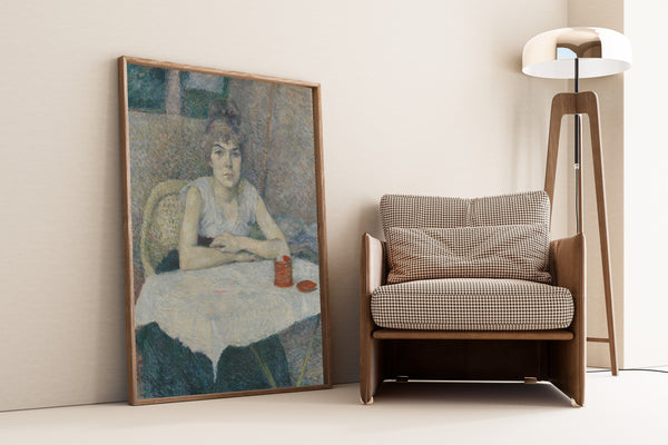 Henri de Toulouse-Lautrec — Young Woman at a Table, 'Poudre de riz' | Fine Art Print