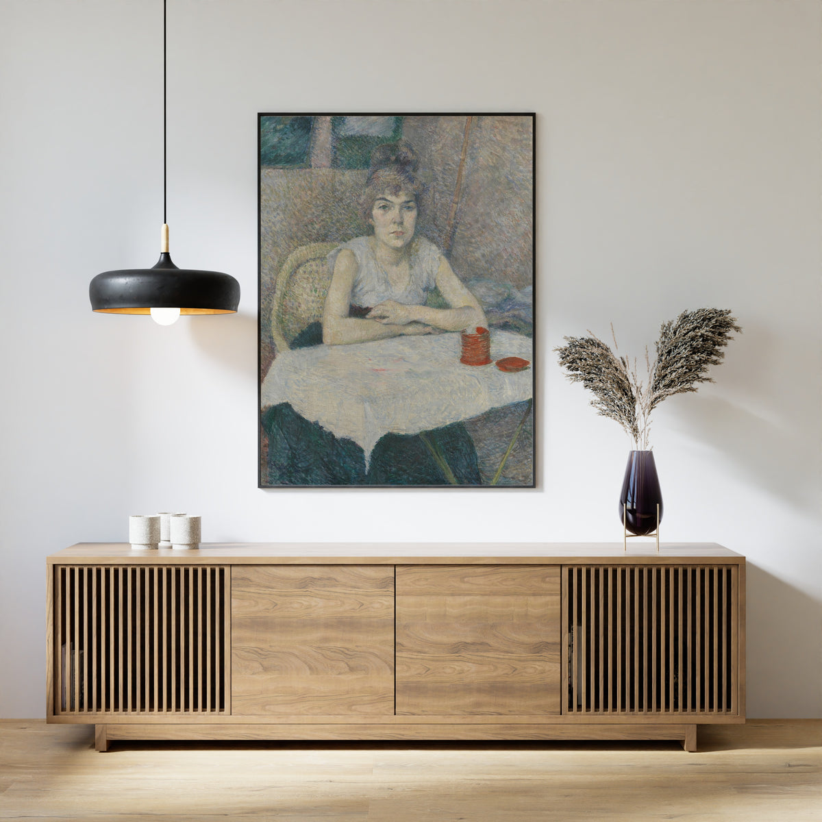 Henri de Toulouse-Lautrec — Young Woman at a Table, 'Poudre de riz' | Fine Art Print