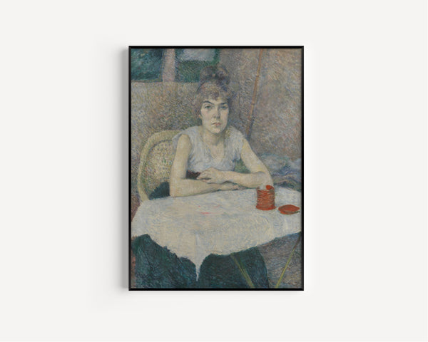 Henri de Toulouse-Lautrec — Young Woman at a Table, 'Poudre de riz' | Fine Art Print