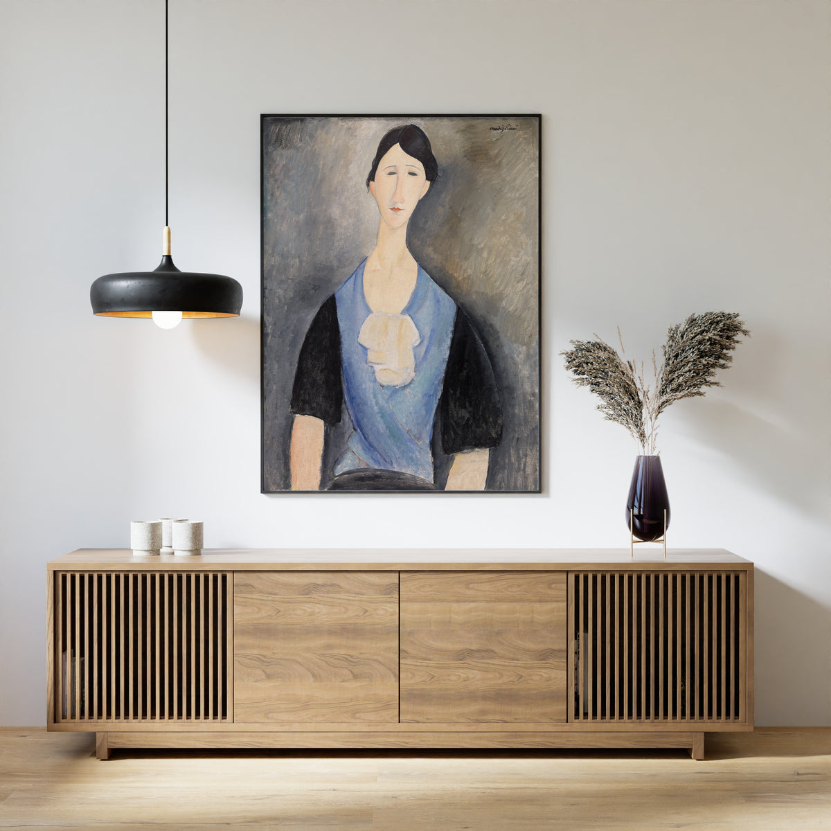 Amedeo Modigliani — Young Woman in Blue | Fine Art Print