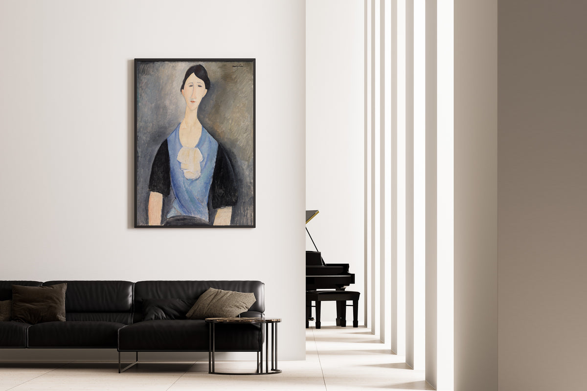 Amedeo Modigliani — Young Woman in Blue | Fine Art Print