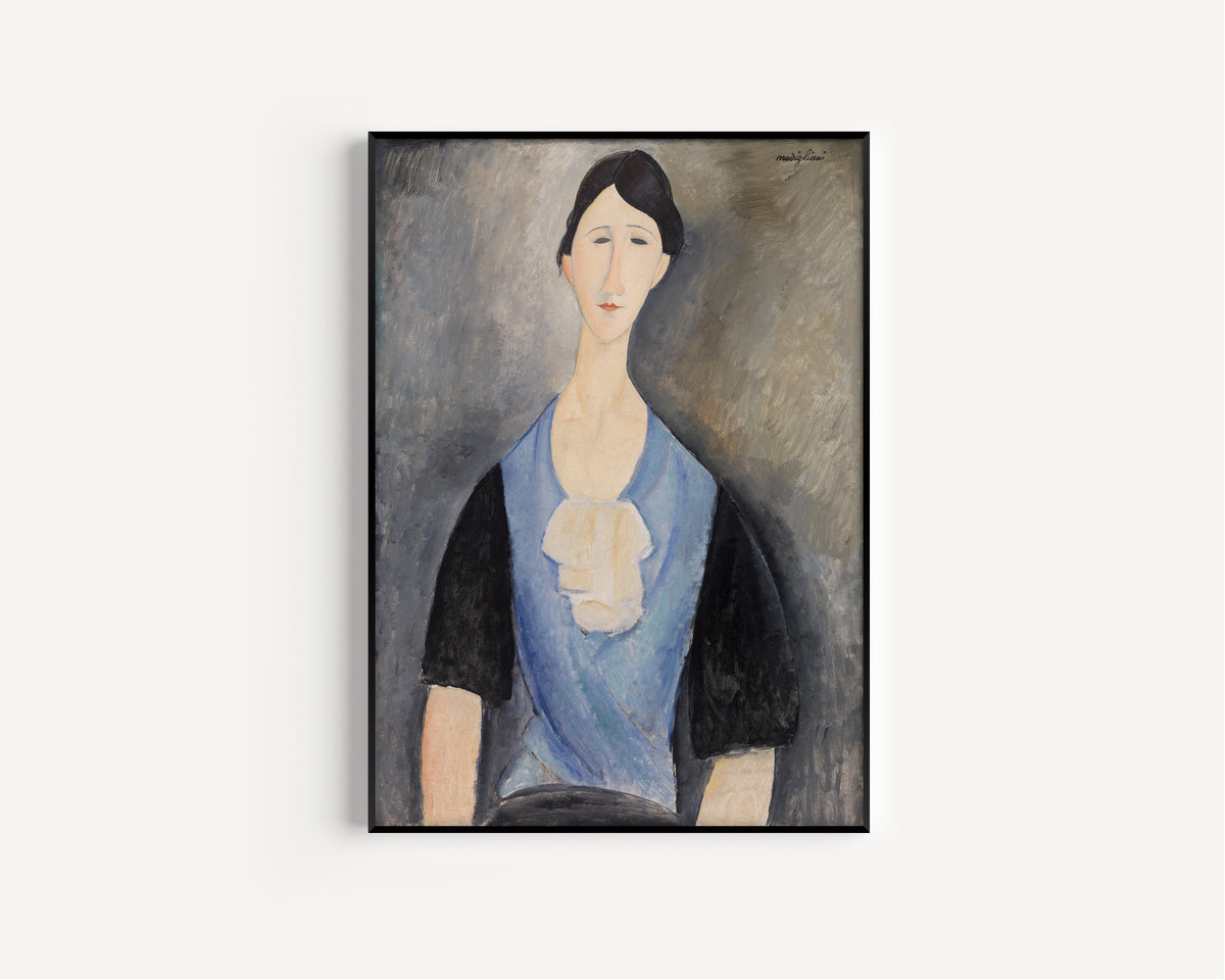 Amedeo Modigliani — Young Woman in Blue | Fine Art Print