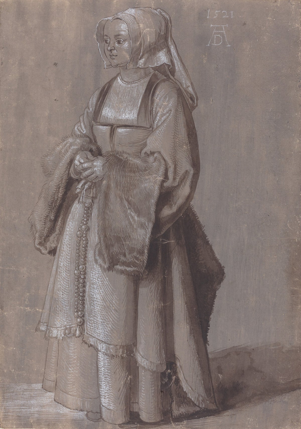 Albrecht Dürer — Young Woman in Netherlandish Dress | Fine Art Print