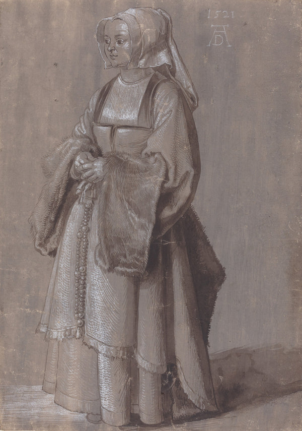 Albrecht Dürer — Young Woman in Netherlandish Dress | Fine Art Print