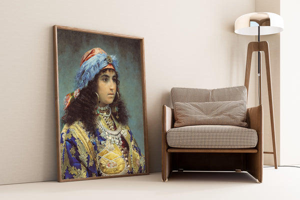Josep Tapiró Baró — Young Woman in a Jewelled Headdress | Fine Art Print