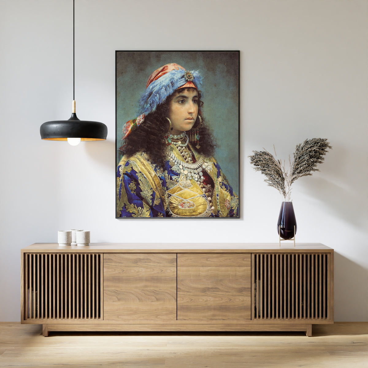 Josep Tapiró Baró — Young Woman in a Jewelled Headdress | Fine Art Print