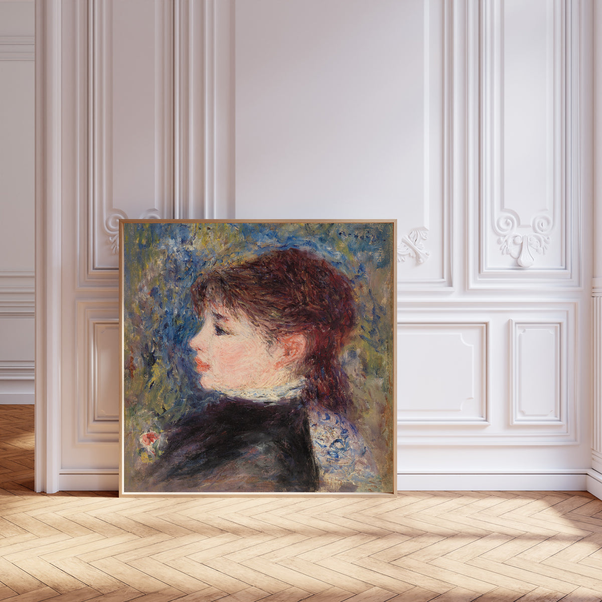 Pierre-Auguste Renoir — Young Woman with Rose | Fine Art Print