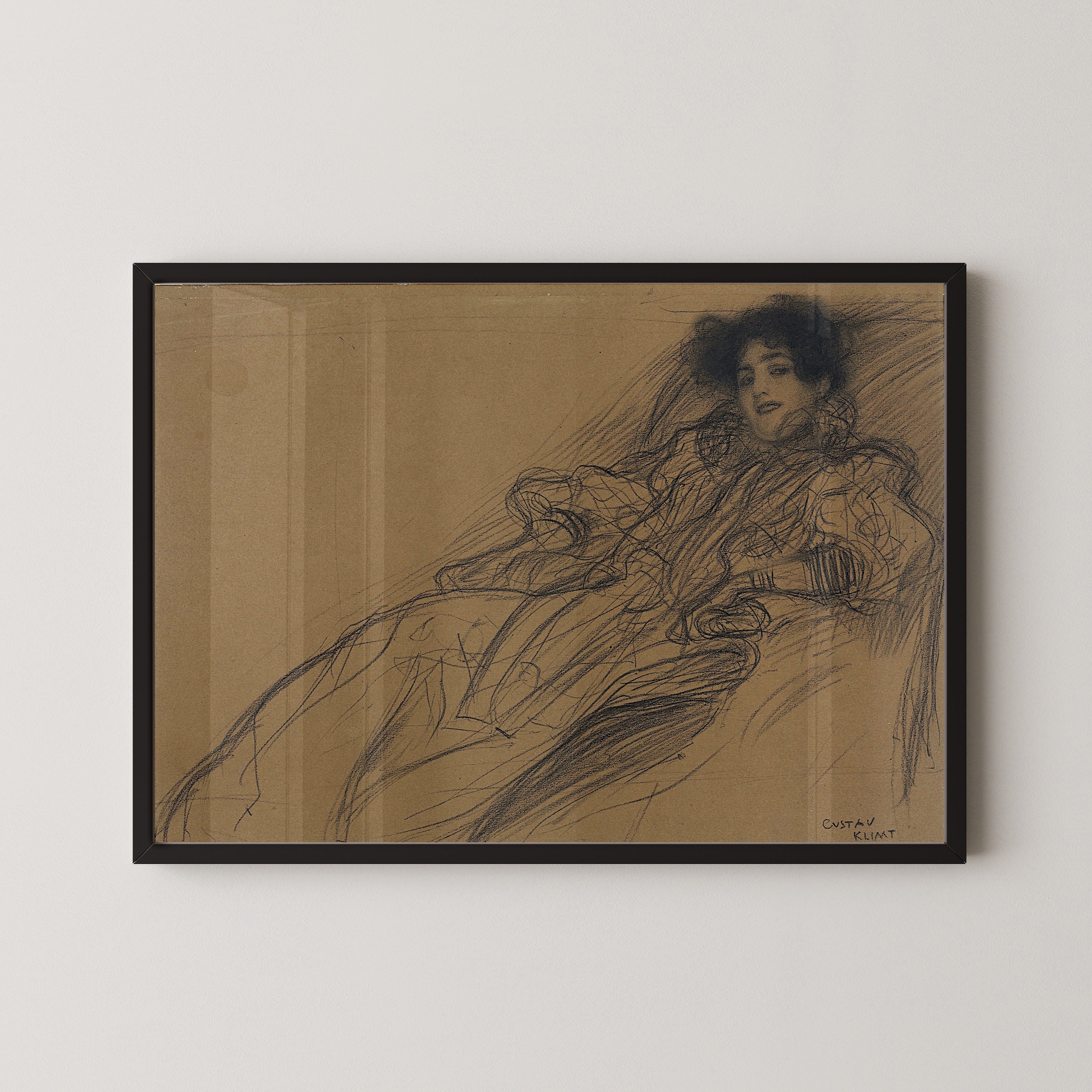 Gustav Klimt — Young Woman in an Armchair | Fine Art Print