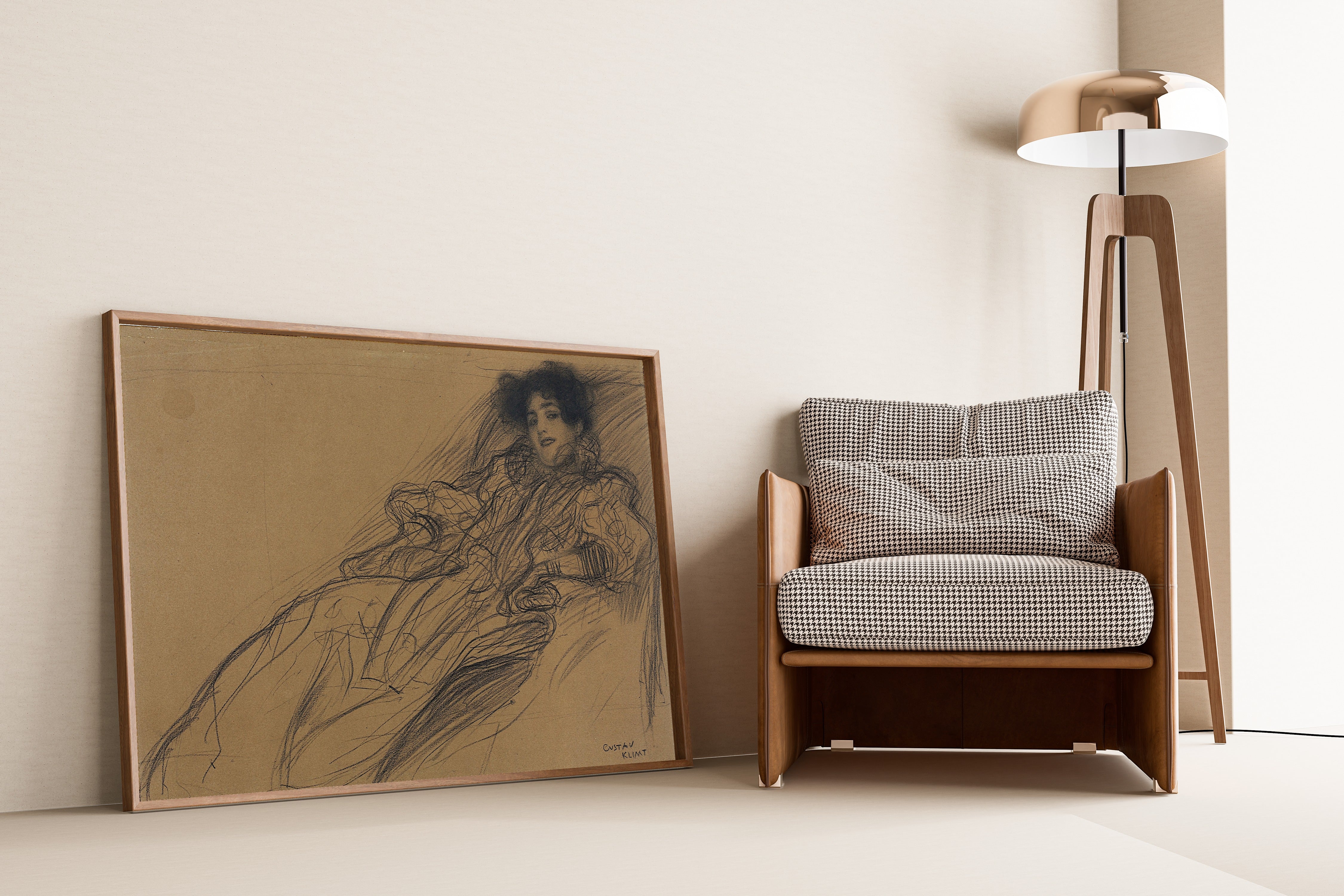 Gustav Klimt — Young Woman in an Armchair | Fine Art Print