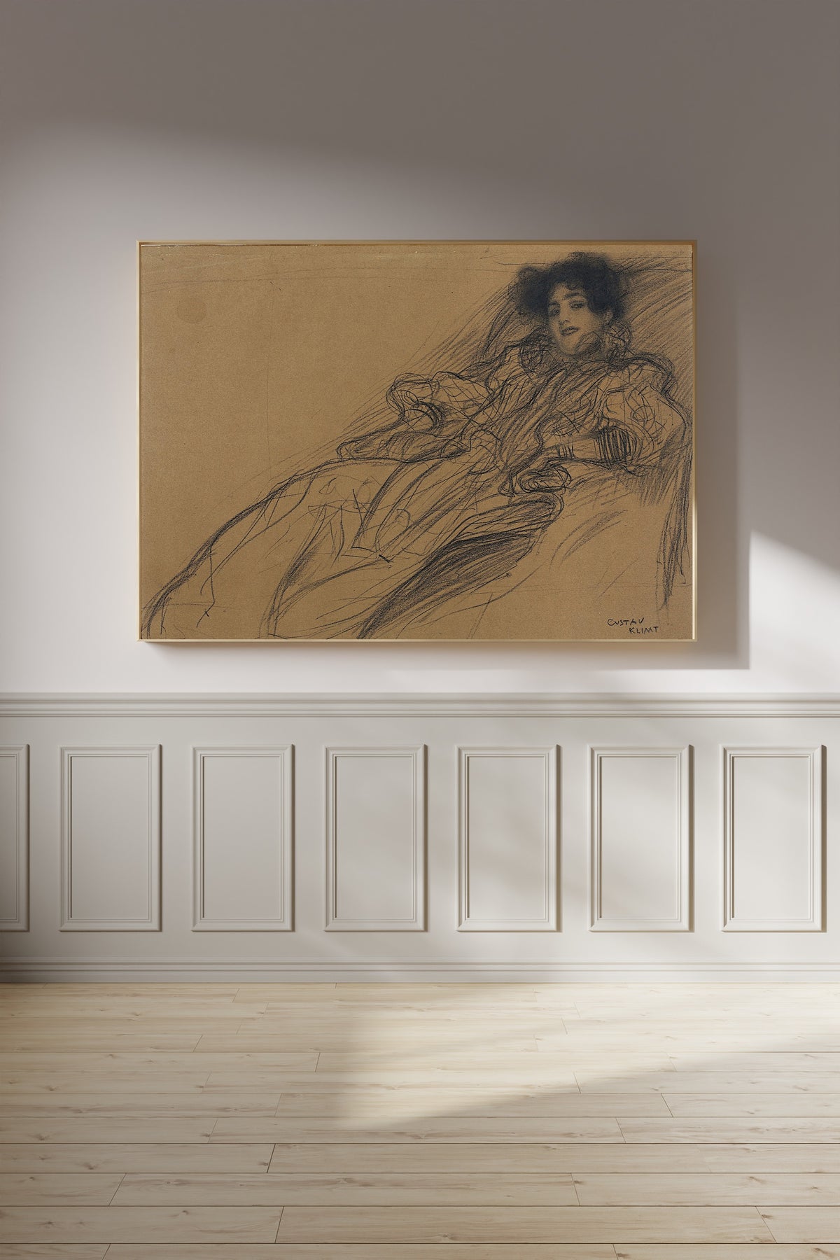 Gustav Klimt — Young Woman in an Armchair | Fine Art Print