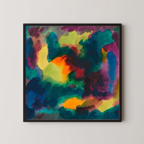 Karl Wiener — Zersetzung I (Decomposition I) | Abstract Art Print