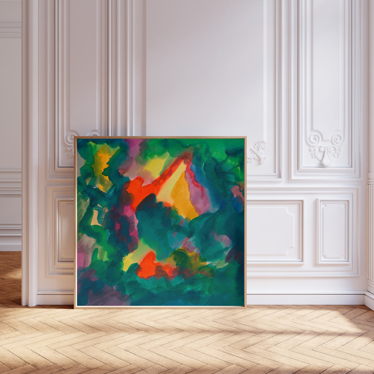 Karl Wiener — Zersetzung II (Decomposition II) | Abstract Art Print