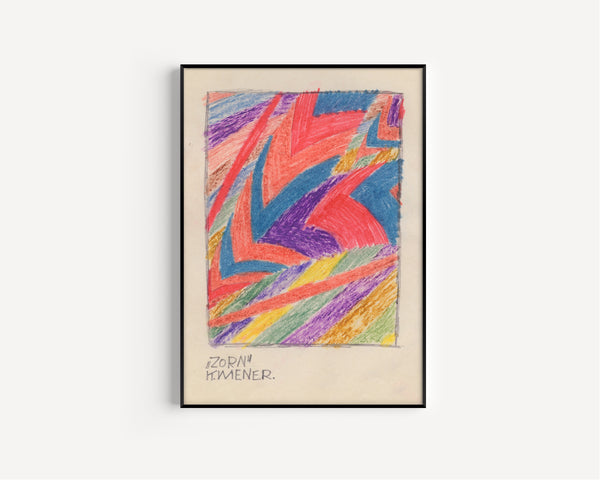 Karl Wiener — Zorn (Anger) | Abstract Art Print