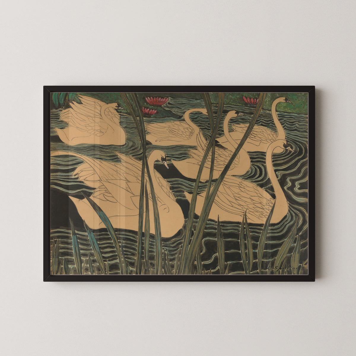 Léon Spilliaert — Zwanen | Symbolist Art Print