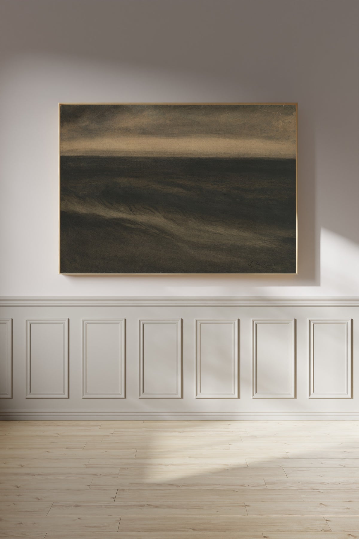 Léon Spilliaert — Zwarte marine | Symbolist Seascape Print