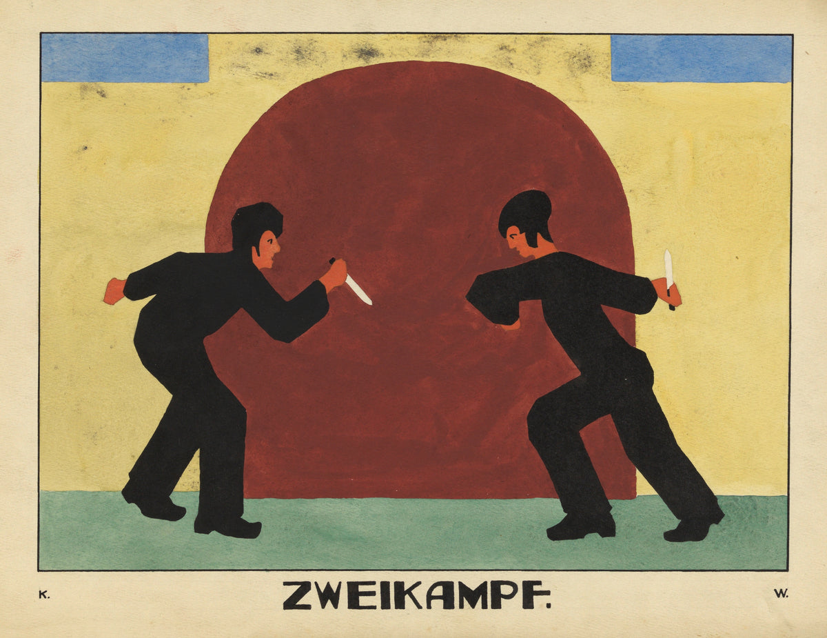 Karl Wiener — Zweikampf (Duel) | Vintage Poster Print