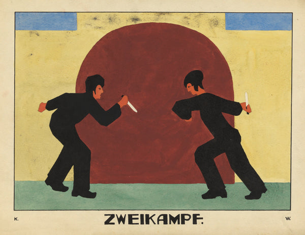 Karl Wiener — Zweikampf (Duel) | Vintage Poster Print
