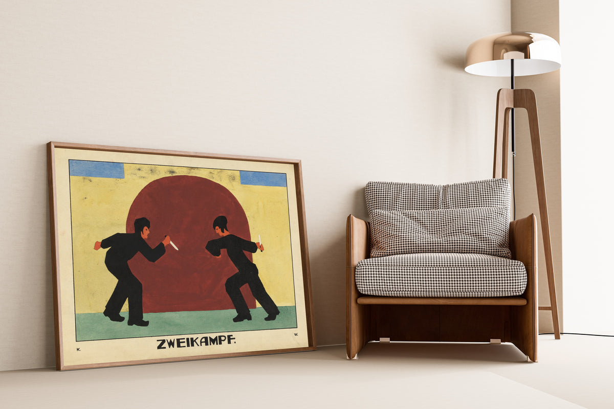 Karl Wiener — Zweikampf (Duel) | Vintage Poster Print